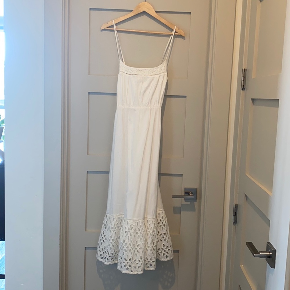 JCrew white eyelet sundress